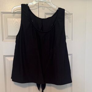 Kona Sol Black Tankini Swim Top Size X